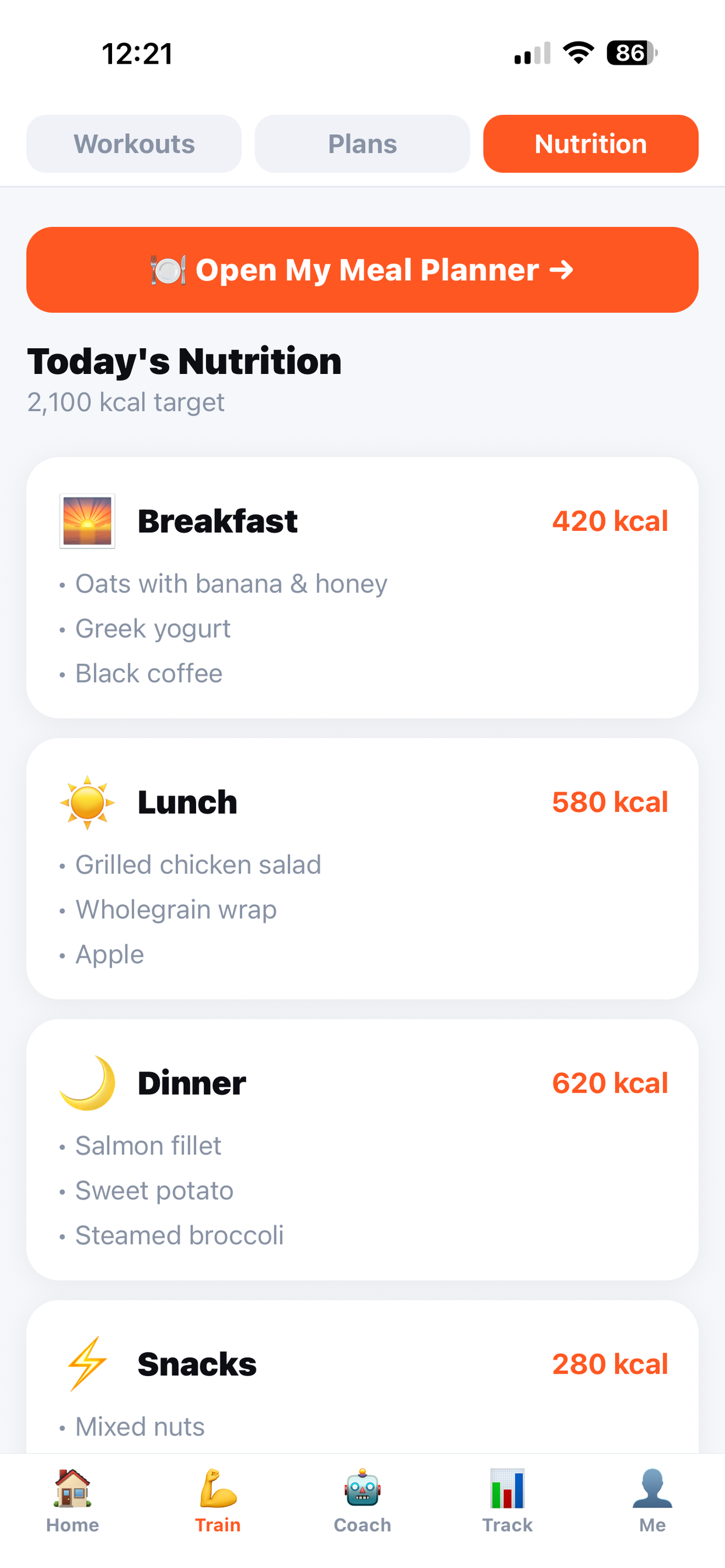 REVIVE nutrition plans