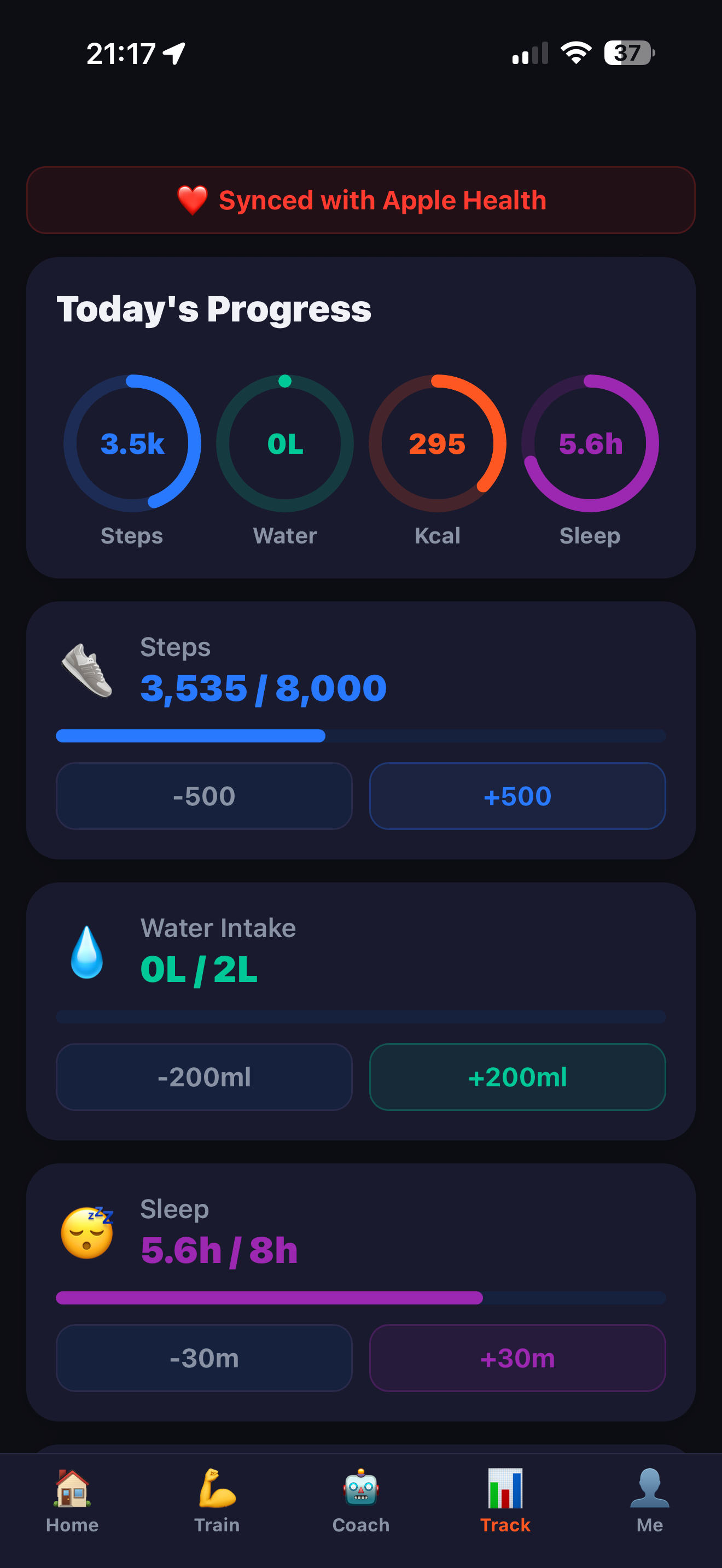 REVIVE daily tracking