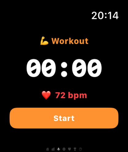 REVIVE Watch workouts